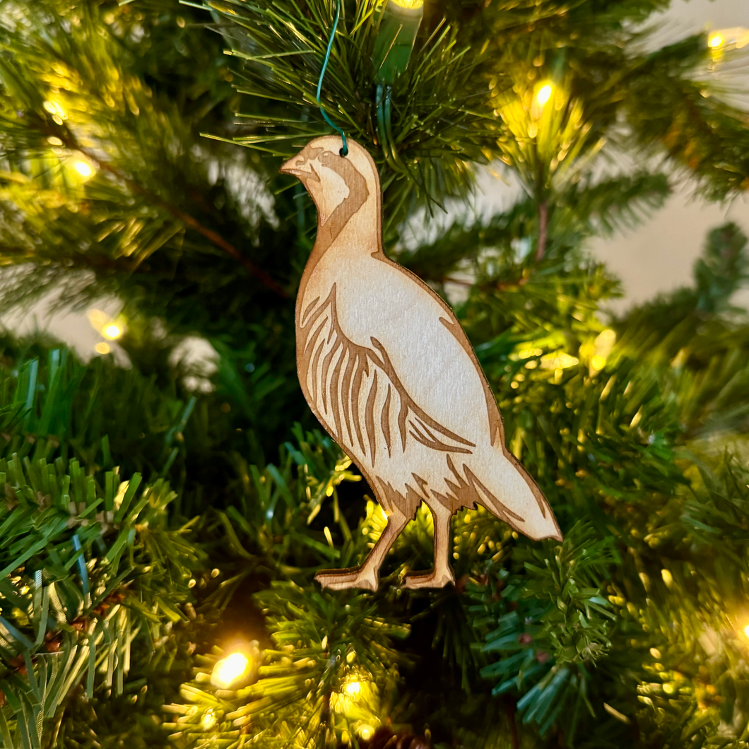 Chukar Ornament