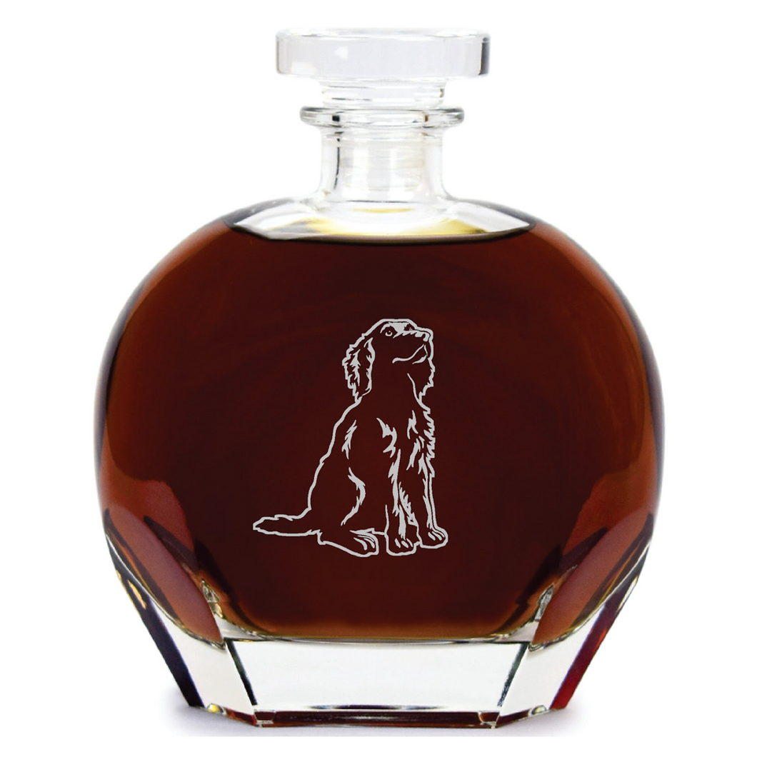 English Cocker Spaniel Whiskey Decanter