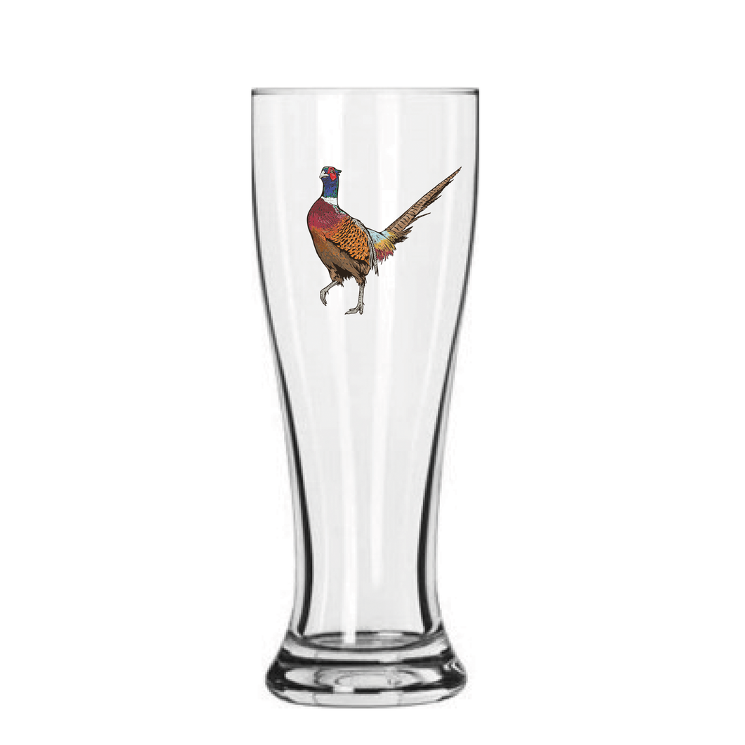 Cocky Pheasant Pilsner Glass