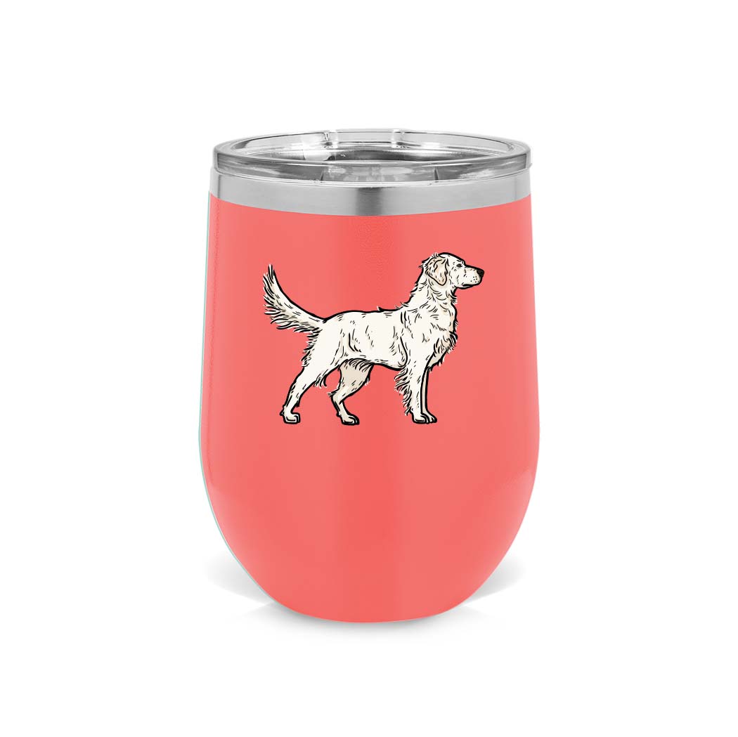 Golden Retriever Wine Tumbler | Bird Dog of the Day