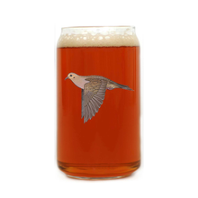 Load image into Gallery viewer, Mourning Dove Beer Can Glass

