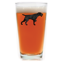 Deutsch Drahthaar Pint Glass