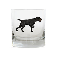 Deutsch Drahthaar Whiskey Glass