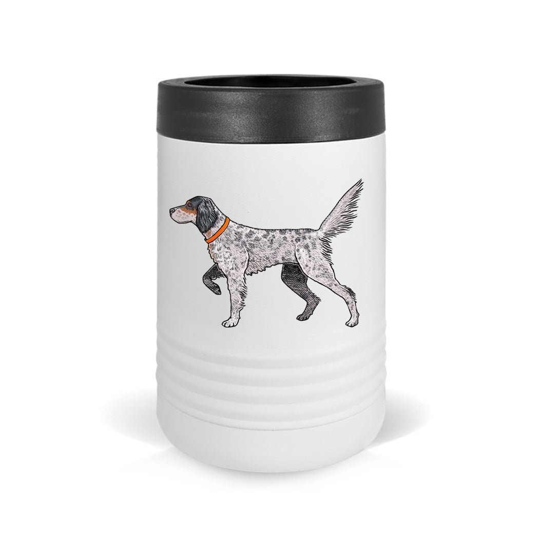 12 oz English Setter Can Cooler
