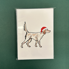 English Setter Christmas Cards - Set of 12