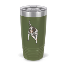 Load image into Gallery viewer, 20 oz English Setter Pointing Tumbler
