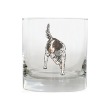Load image into Gallery viewer, English Setter Pointing Whiskey Glass
