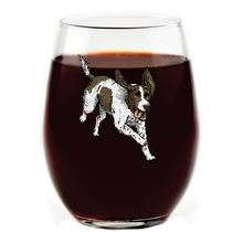 Load image into Gallery viewer, English Springer Spaniel Stemless Wine Glass
