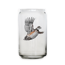 Load image into Gallery viewer, Fly Like Quail Beer Can Glass
