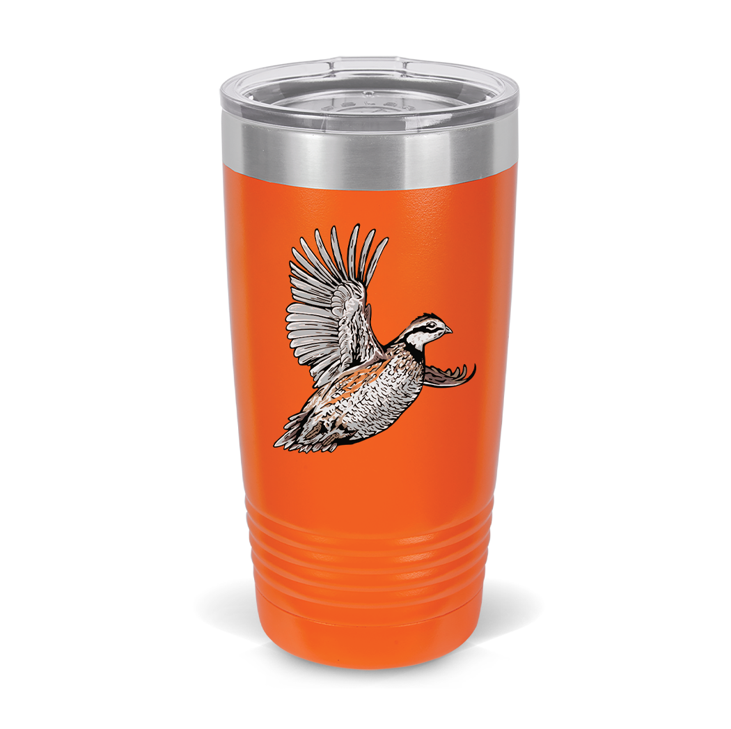 20 oz Fly Like Quail Tumbler