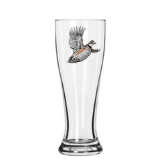 Fly Like Quail Pilsner Glass