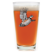 Load image into Gallery viewer, Fly Like Quail Pint Glass
