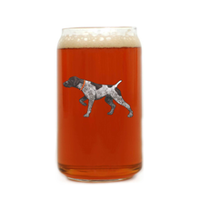 Load image into Gallery viewer, German Shorthaired Pointer Beer Can Glass
