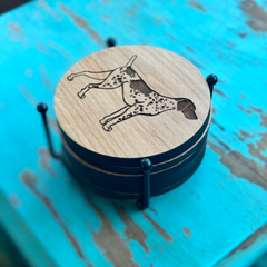 German Shorthaired Pointer Coaster Set