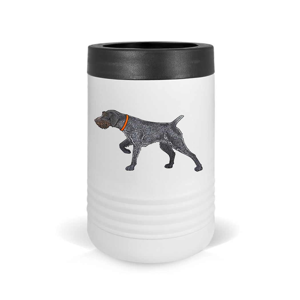 12 oz German Wirehaired Pointer Can Cooler