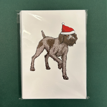 Load image into Gallery viewer, German Wirehaired Pointer Christmas Cards - Set of 12
