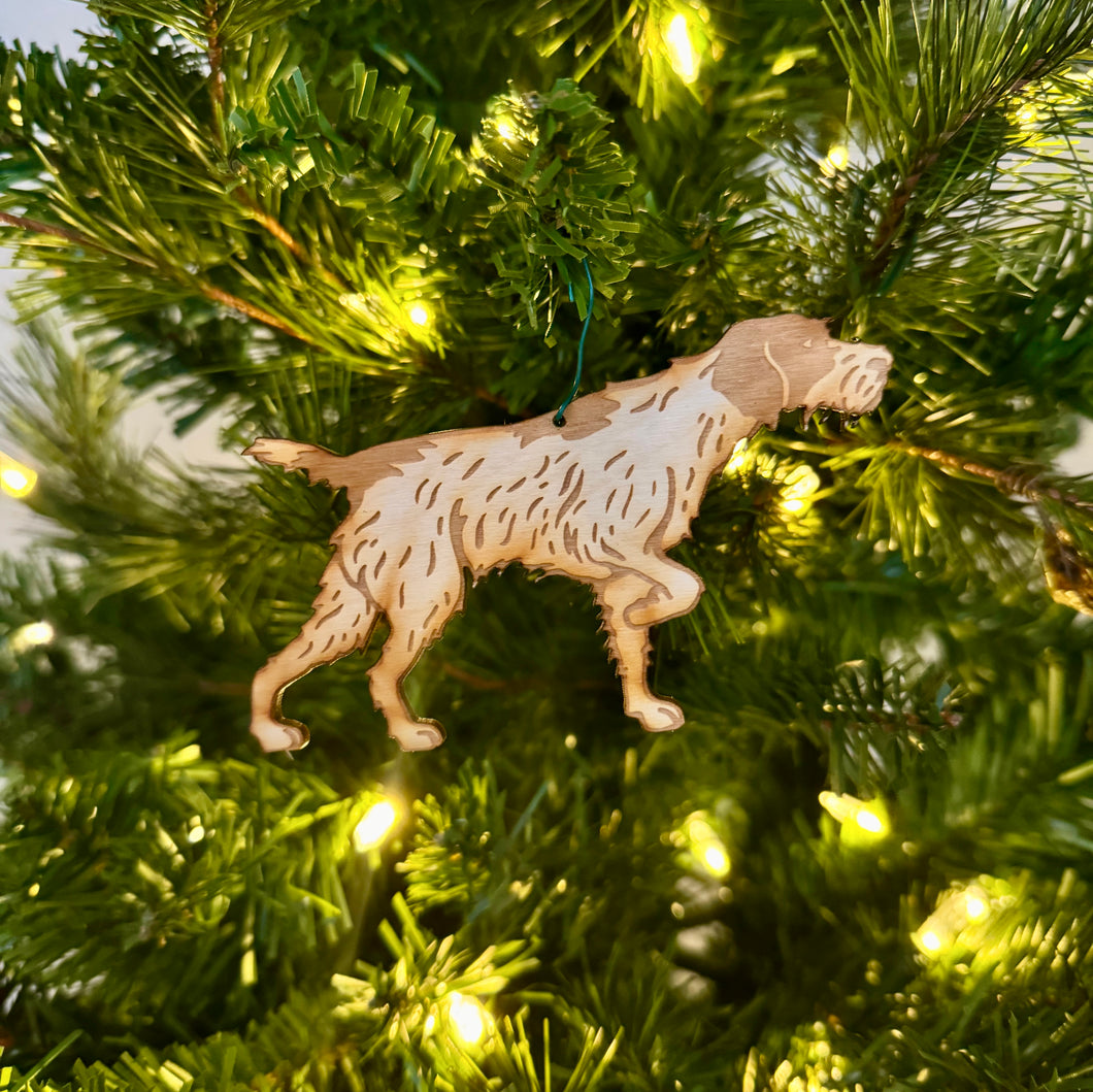 German Wirehaired Pointer Ornament