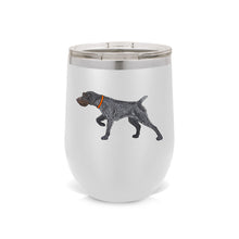 Load image into Gallery viewer, German Wirehaired Pointer Wine Tumbler

