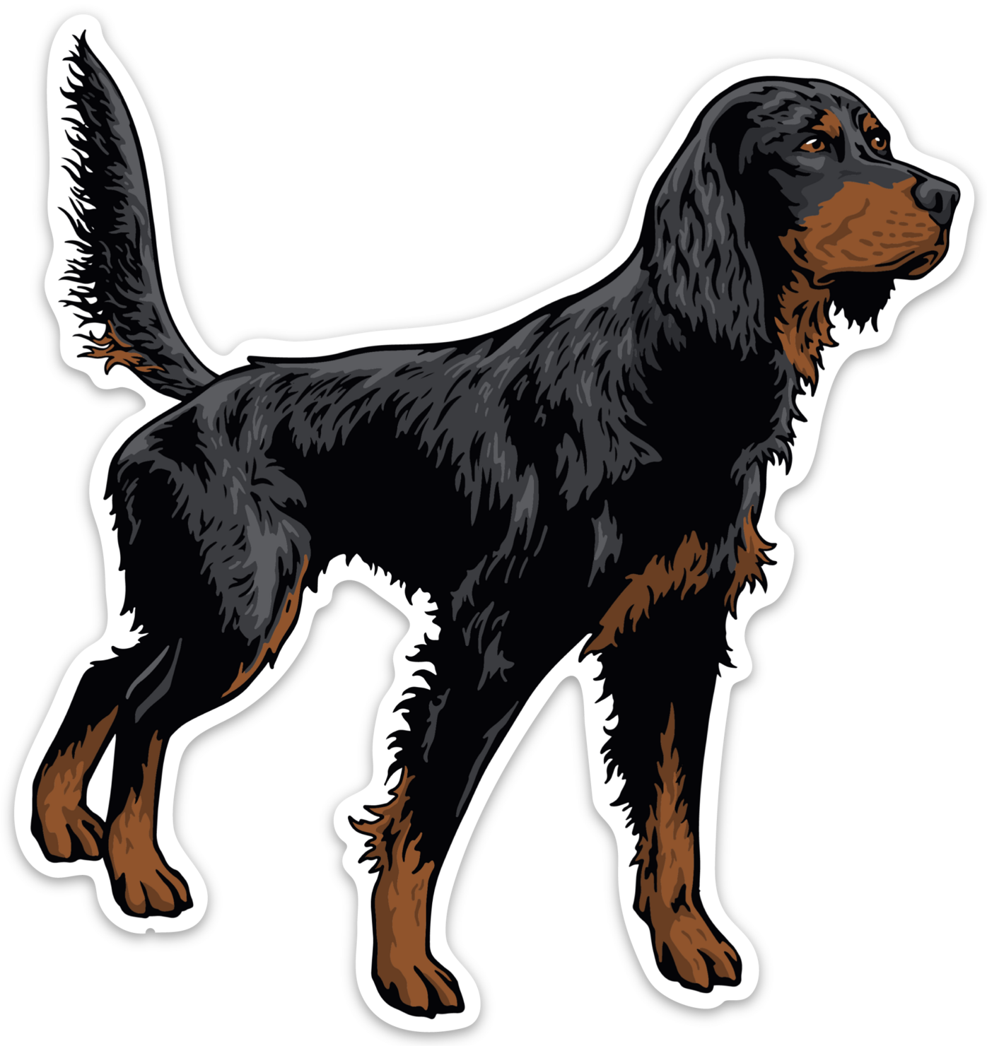 Gordon Setter Decal Sticker