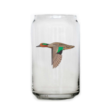 Load image into Gallery viewer, Green Winged Teal Beer Can Glass
