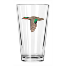 Load image into Gallery viewer, Green Winged Teal Pint Glass
