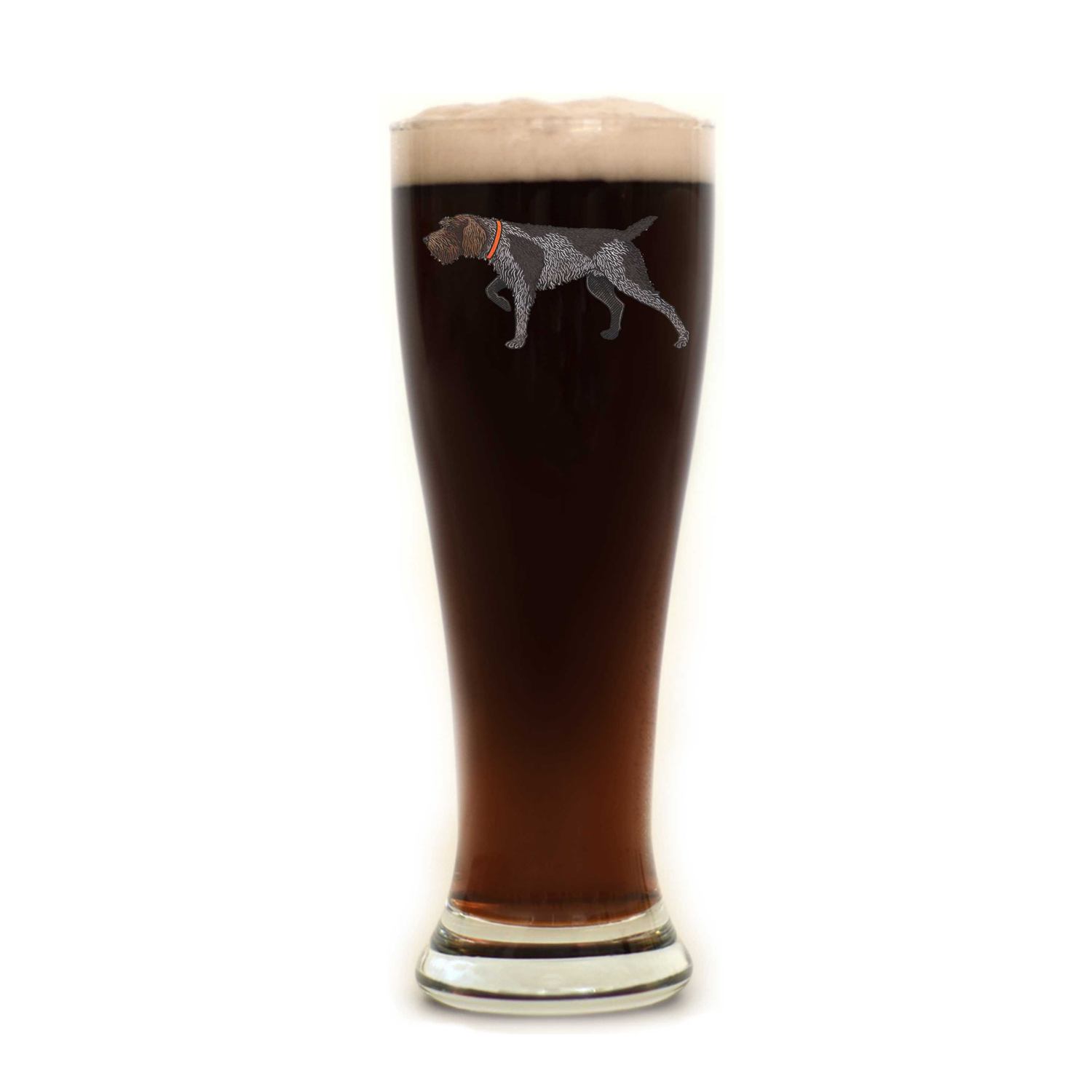 Wirehaired Pointing Griffon Pilsner Glass