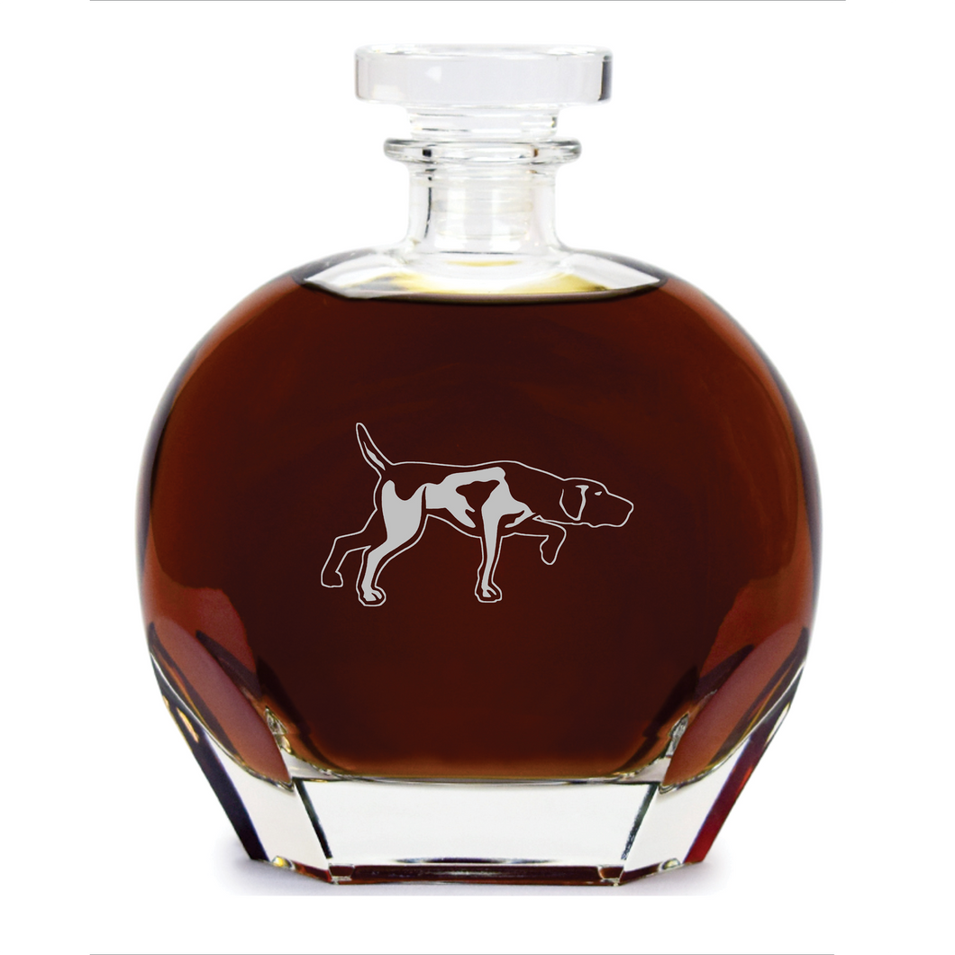 German Shorthaired Pointer Whiskey Decanter