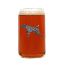 Load image into Gallery viewer, German Wirehaired Pointer Beer Can Glass
