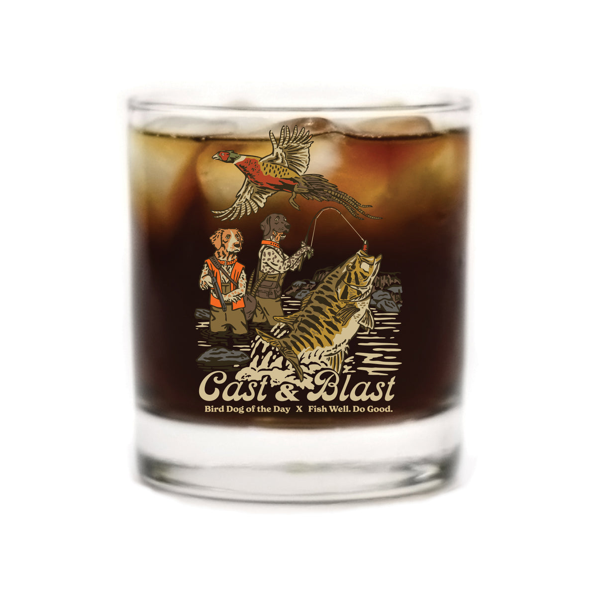 Heartland Cast & Blast Whiskey Glass