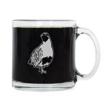 Load image into Gallery viewer, Hungarian Partridge Glass Coffee Mug
