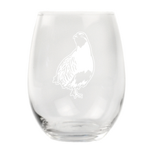 Load image into Gallery viewer, Hungarian Partridge Stemless Wine Glass
