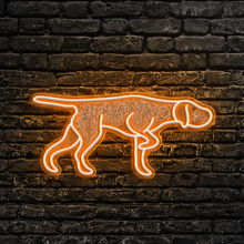 Load image into Gallery viewer, Hungarian Wirehaired Vizsla Neon Sign
