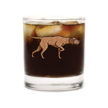 Load image into Gallery viewer, Hungarian Wirehaired Vizsla Whiskey Glass
