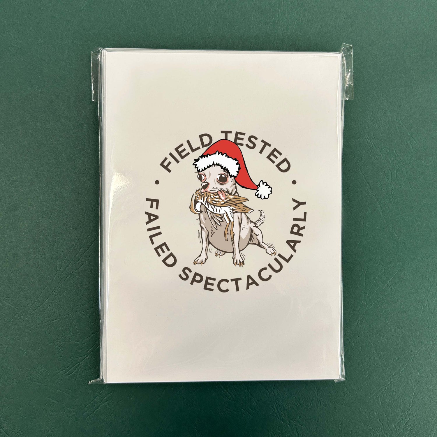 Hunting Chihuahua Christmas Cards - Set of 12