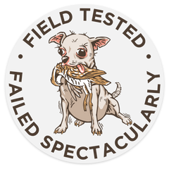 Hunting Chihuahua Decal Sticker