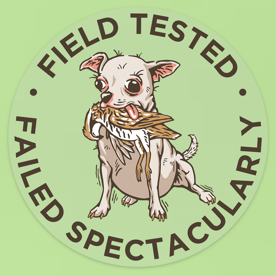 Hunting Chihuahua Decal Sticker