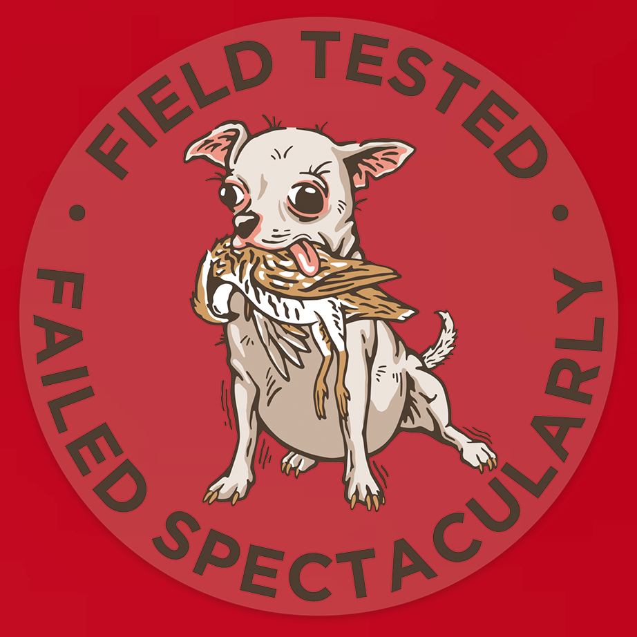 Hunting Chihuahua Decal Sticker
