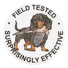 Hunting Dachshund Decal Sticker
