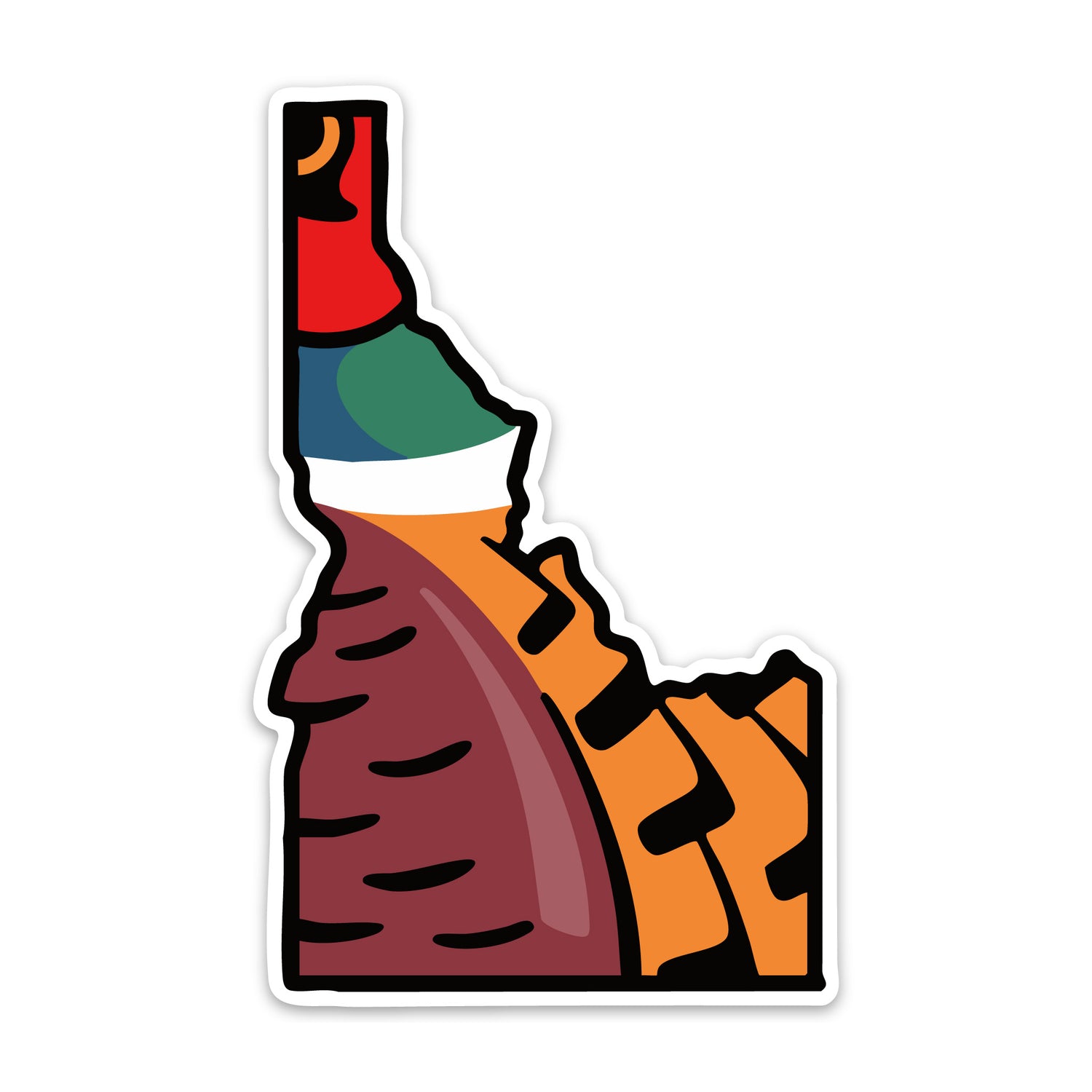 Idaho Pheasant Decal Sticker