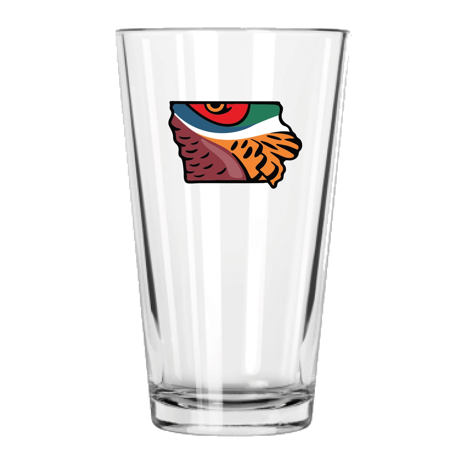 Iowa Pheasant Pint Glass