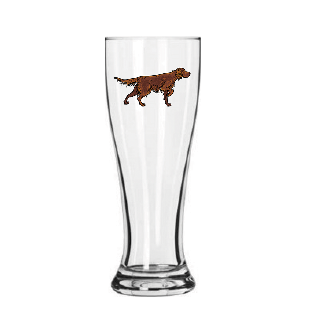 Irish Setter Pilsner Glass