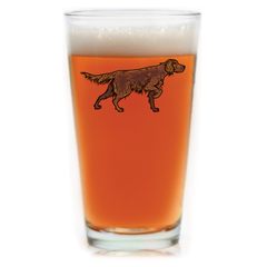 Irish Setter Pint Glass
