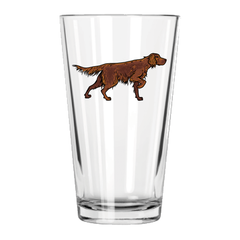 Irish Setter Pint Glass