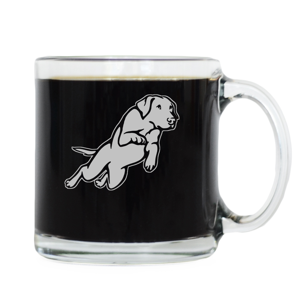 Labrador Retriever Glass Coffee Mug
