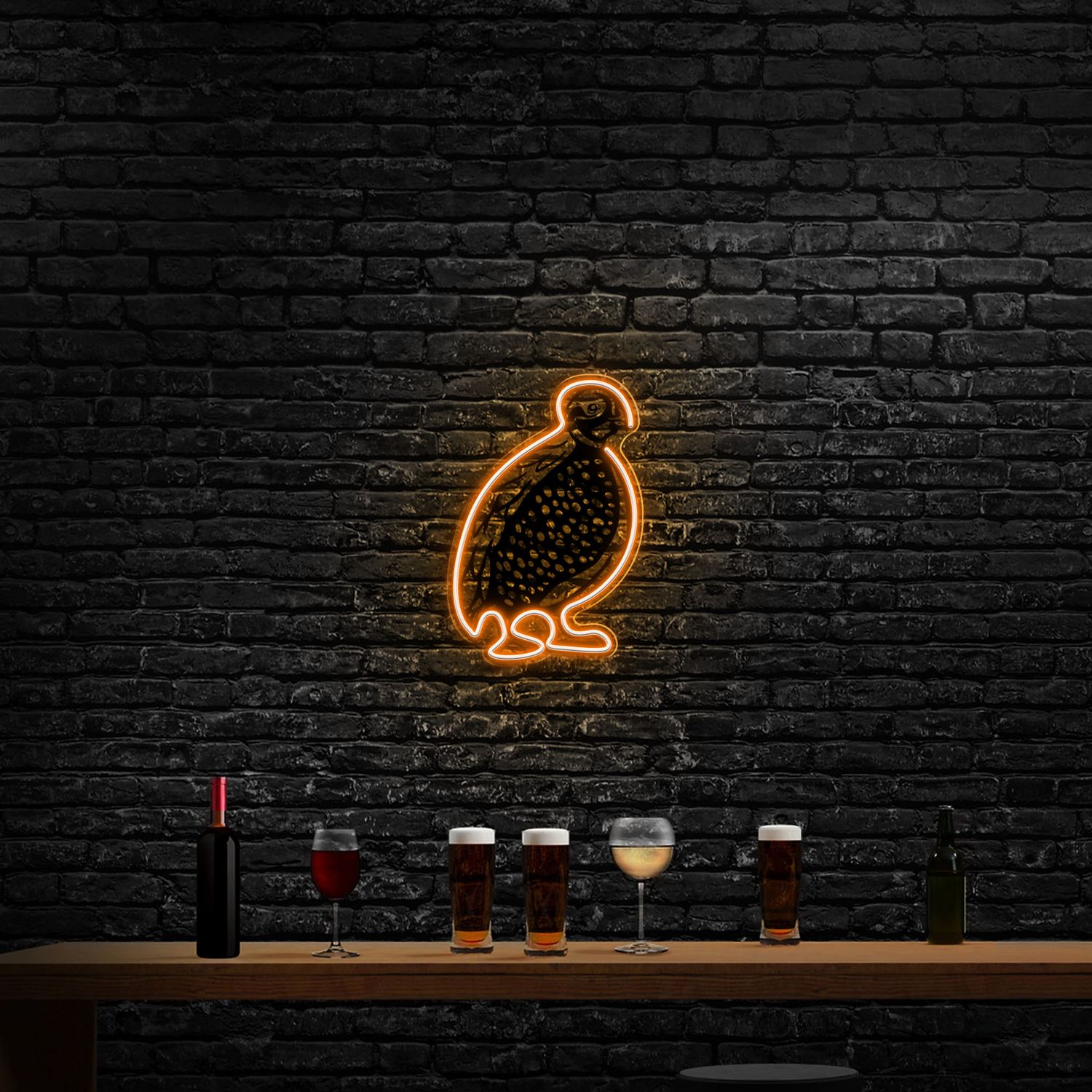 Mearns Quail LED Neon Sign