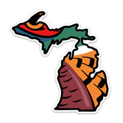 Michigan Pheasant Decal Sticker