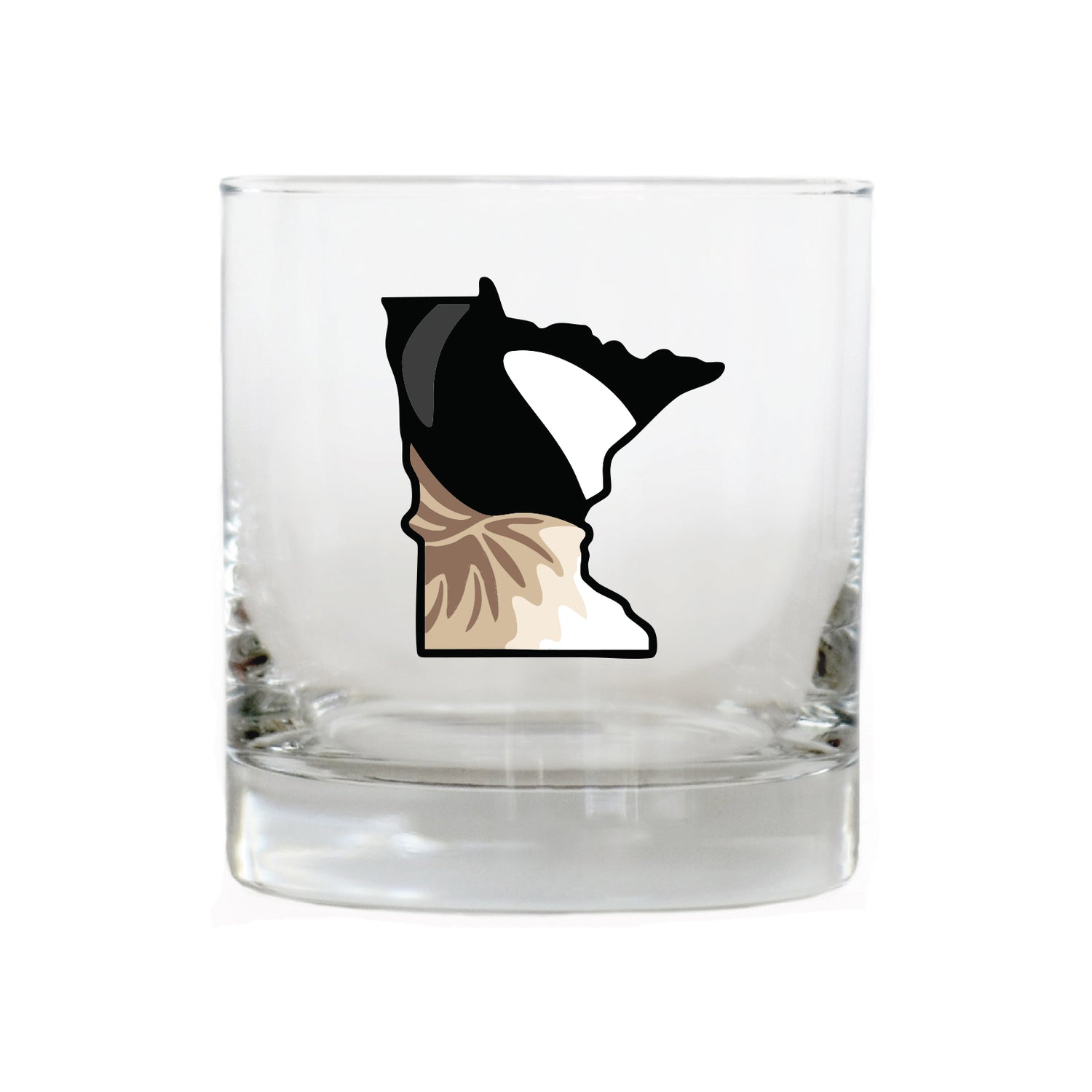 Minnesota Canada Goose Whiskey Glass