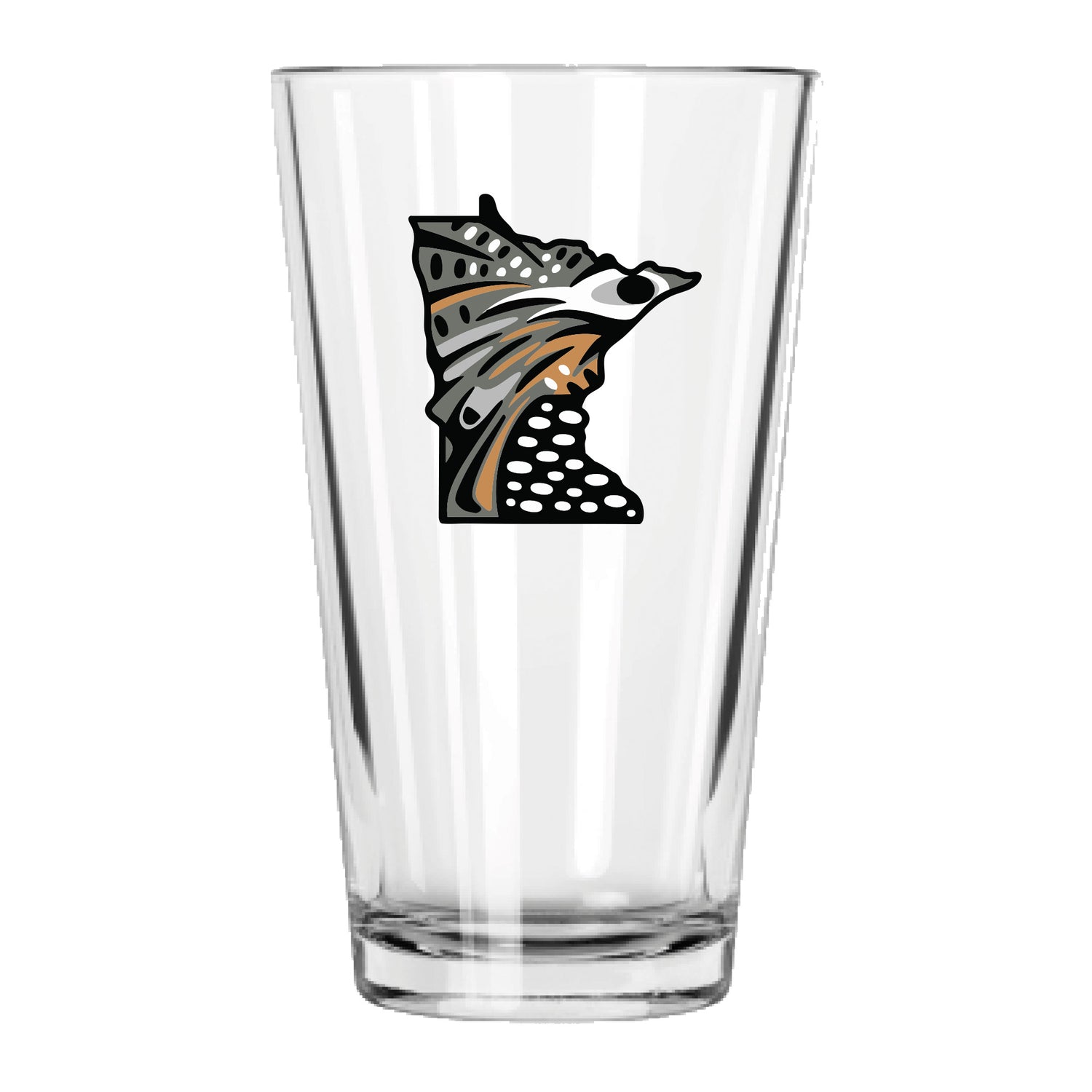 Minnesota Ruffed Grouse Pint Glass
