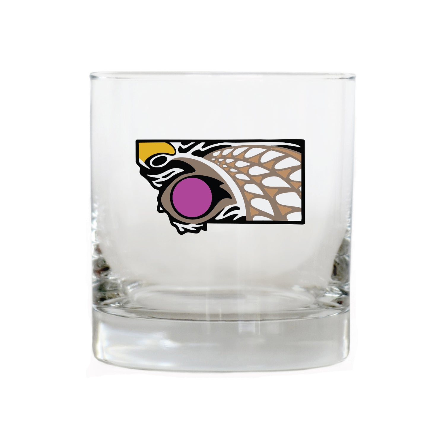 Montana Sharp-Tailed Grouse Whiskey Glass