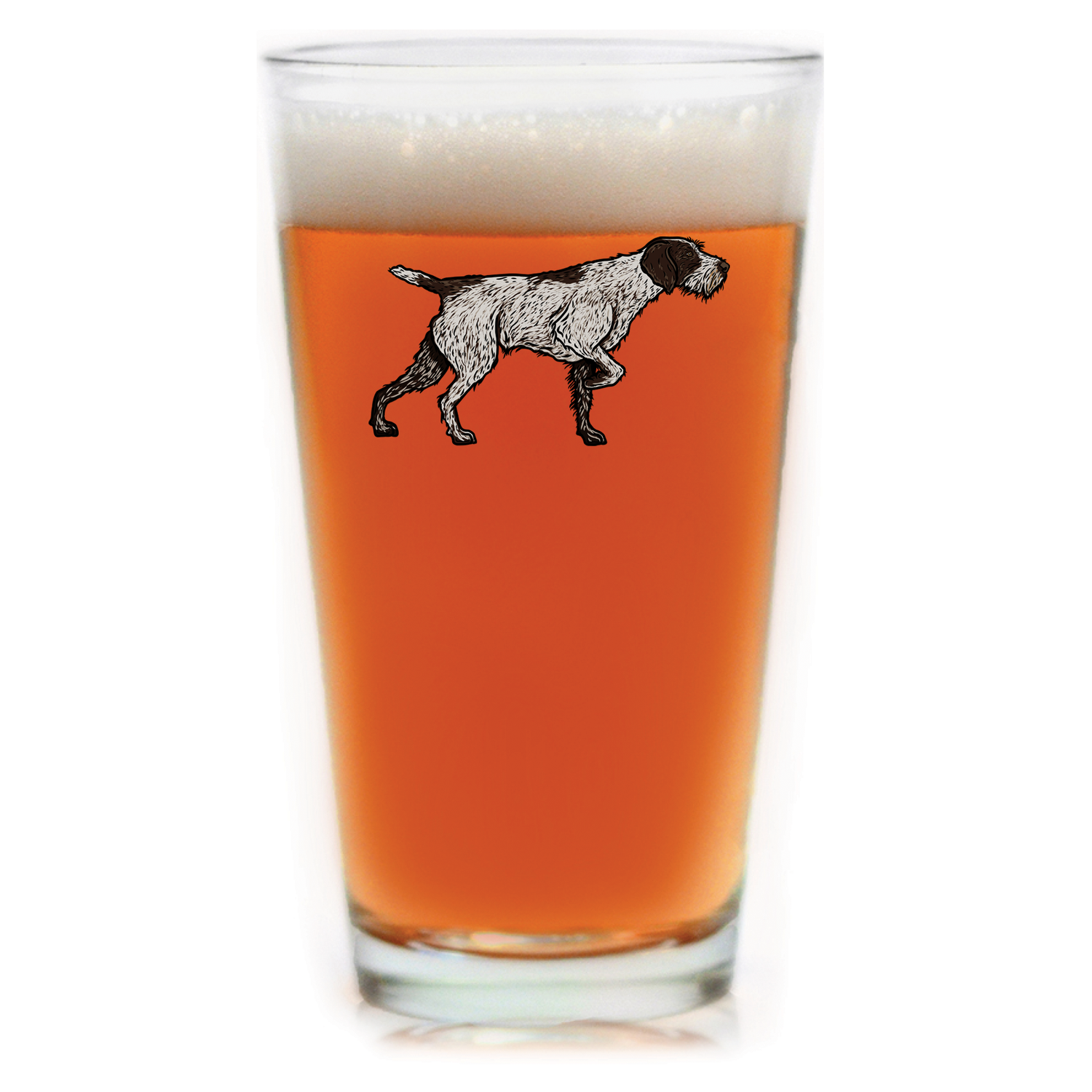 My First Wirehair Pint Glass